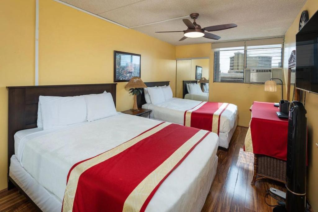 הונולולו Heart Of Waikiki,1Bdrm,Free Parking, Wifi,No Resort Fees,Youtube,Netflix ! מראה חיצוני תמונה